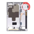 Samsung Galaxy S22 Ultra Mid-Frame Housing - White OEM-Equivalent