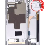 Samsung Galaxy S22 Ultra Mid-Frame Housing - White OEM-Equivalent