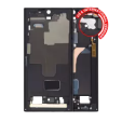 Samsung Galaxy S22 Ultra Mid-Frame Housing - Phantom Black OEM-Equivalent