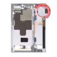 Samsung Galaxy S22 Ultra Mid-Frame Housing - White OEM-Equivalent