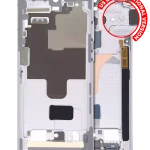 Samsung Galaxy S22 Ultra Mid-Frame Housing - White OEM-Equivalent