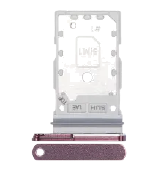 Samsung Galaxy S22 Ultra Sim Tray - Burgundy OEM-Equivalent