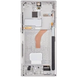 Samsung Galaxy S22 Ultra Display + Frame (120Hz) - Phantom White Soft Oled