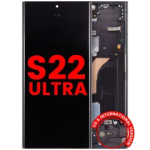 Samsung Galaxy S22 Ultra Display + Frame - Phanthom Black Soft Oled