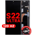 Samsung Galaxy S22 Ultra Display + Frame (120Hz) - Graphite / Sky Blue / Red Soft Oled