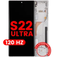 Samsung Galaxy S22 Ultra Display + Frame (120Hz) - Phantom White Soft Oled