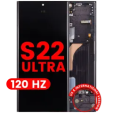 Samsung Galaxy S22 Ultra Display + Frame (120Hz) - Phantom Black Soft Oled