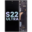 Samsung Galaxy S22 Ultra Display + Frame - Phantom Black SVP