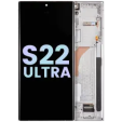 Samsung Galaxy S22 Ultra Display + Frame - Phantom White SVP