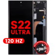 Samsung Galaxy S22 Ultra Display + Frame - Graphite / Sky Blue / Red Soft Oled (120Hz) AM Plus