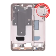 Samsung Galaxy S22 Mid-Frame Housing - Pink Gold OEM-Equivalent