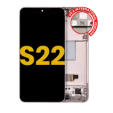 Samsung Galaxy S22 Display + Frame - Pink Gold Refurbished