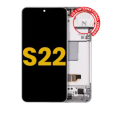 Samsung Galaxy S22 Display + Frame - White Refurbished