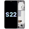 Samsung Galaxy S22 Display + Frame - White SVP