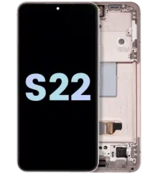 Samsung Galaxy S22 Display + Frame - Pink Gold SVP