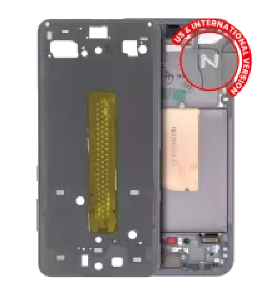 Samsung Galaxy S23 FE Mid-Frame Housing - Graphite OEM-Equivalent