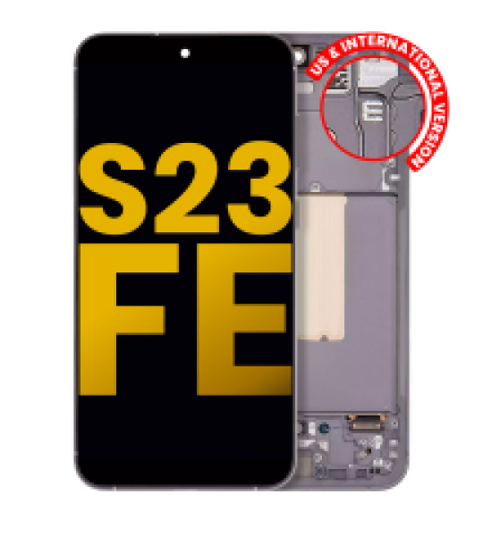 Samsung Galaxy S23 FE Display + Frame - Graphite Refurbished