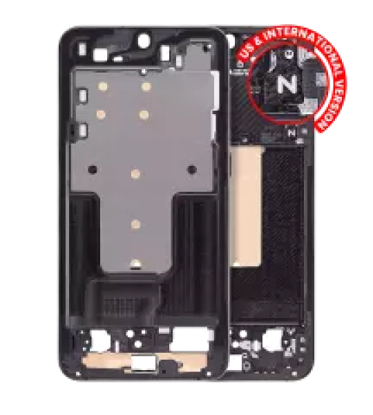 Samsung Galaxy S23 Plus Mid-Frame Housing - Phantom Black OEM-Equivalent