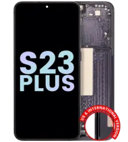 Samsung Galaxy S23 Plus Display + Frame - Phantom Black SVP