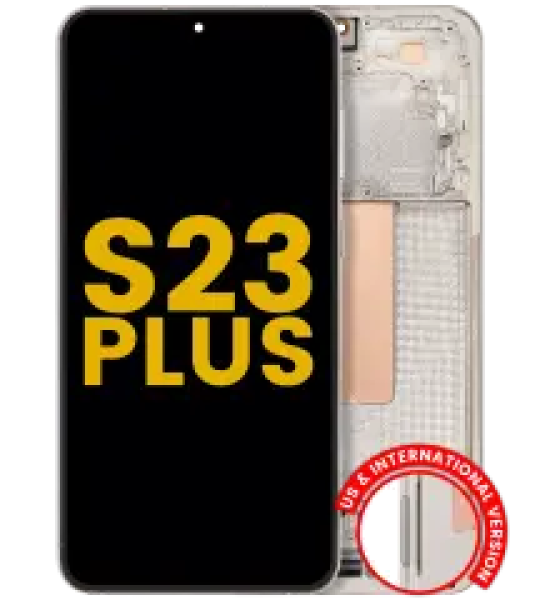 Samsung Galaxy S23 Plus Display + Frame - Cream Refurbished