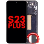 Samsung Galaxy S23 Plus Display + Frame - Phantom Black Soft Oled