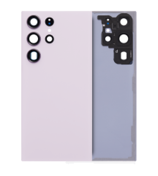 Samsung Galaxy S23 Ultra Back Cover with Camera Lens - Lavender SVP