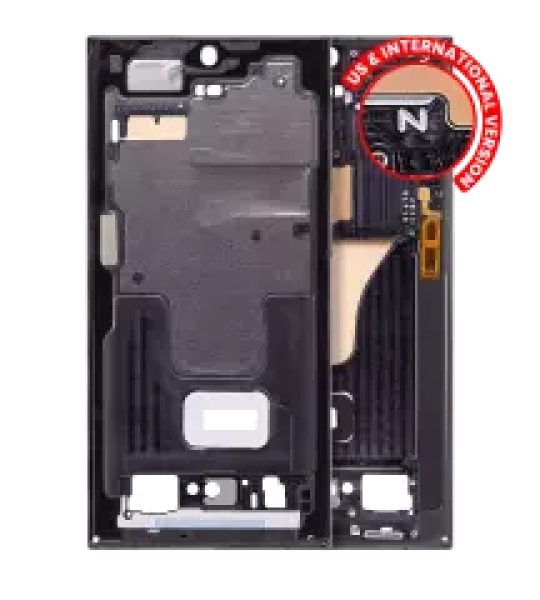 Samsung Galaxy S23 Ultra Mid-Frame Housing - Graphite OEM-Equivalent