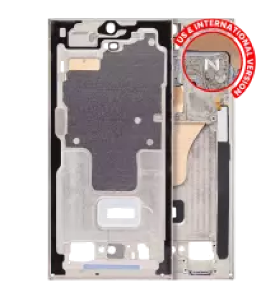 Samsung Galaxy S23 Ultra Mid-Frame Housing - Cream OEM-Equivalent
