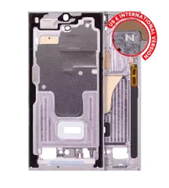 Samsung Galaxy S23 Ultra Mid-Frame Housing - Lavender OEM-Equivalent