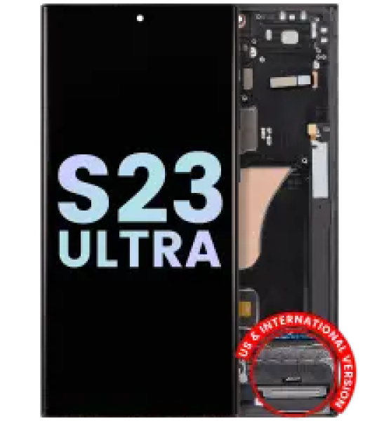 Samsung Galaxy S23 Ultra Display + Frame - Graphite SVP