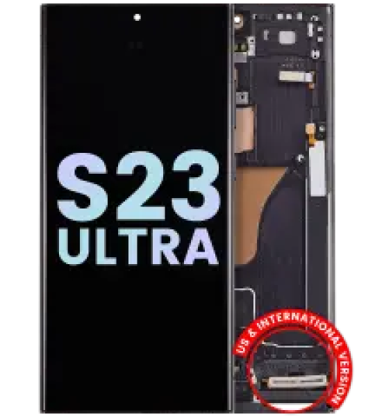 Samsung Galaxy S23 Ultra Display + Frame - Phanthom Black SVP