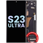 Samsung Galaxy S23 Ultra Display + Frame - Phanthom Black SVP