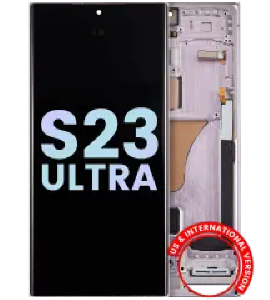Samsung Galaxy S23 Ultra Display + Frame - Lavender SVP
