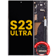 Samsung Galaxy S23 Ultra Display + Frame - Phantom Black Refurbished
