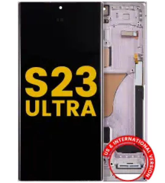 Samsung Galaxy S23 Ultra Display + Frame - Lavender Refurbished