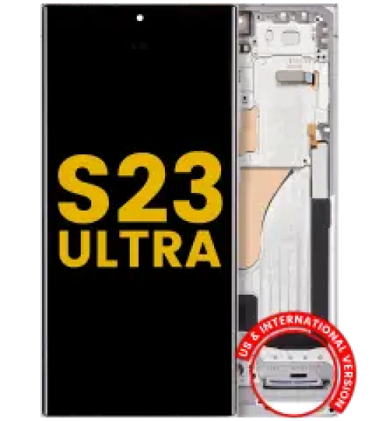 Samsung Galaxy S23 Ultra Display + Frame - SKy Blue Refurbished