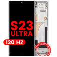 Samsung Galaxy S23 Ultra Display + Frame - Sky Blue Soft Oled (120Hz) AM Plus