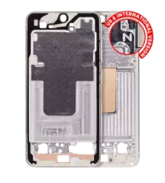 Samsung Galaxy S23 Mid-Frame Housing - Cream OEM-Equivalent