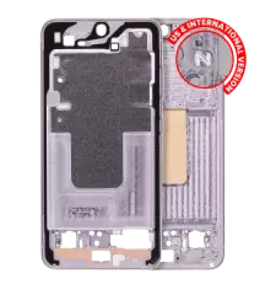 Samsung Galaxy S23 Mid-Frame Housing - Lavender OEM-Equivalent
