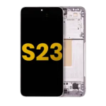 Samsung Galaxy S23 Display + Frame - Lavender Pulled
