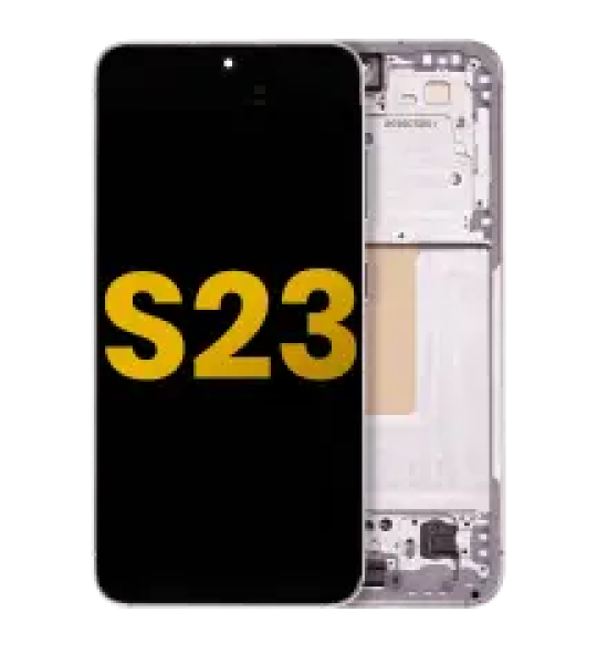 Samsung Galaxy S23 Display + Frame - Lavender Pulled