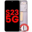 Samsung Galaxy S23 Display + Frame - Pink / Lavender Soft Oled