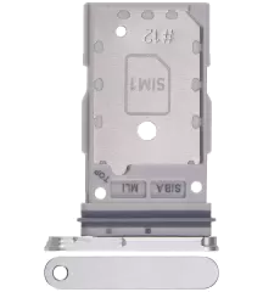 Samsung Galaxy S24 / S24 Plus Dual Sim Tray - Marble Gray OEM-Equivalent