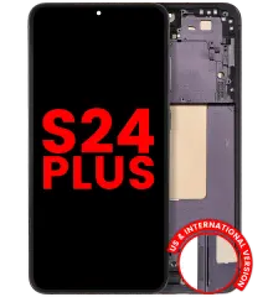 Samsung Galaxy S24 Plus Display + Frame - Onyx Black Soft Oled