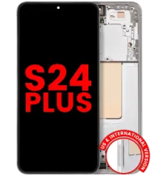 Samsung Galaxy S24 Plus Display + Frame - Marble Gray Soft Oled