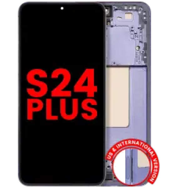 Samsung Galaxy S24 Plus Display + Frame - Cobalt Violet Soft Oled