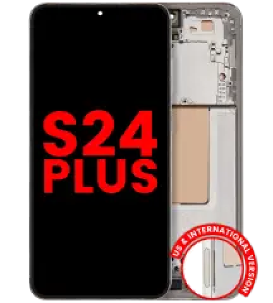 Samsung Galaxy S24 Plus Display + Frame - Amber Yellow Soft Oled