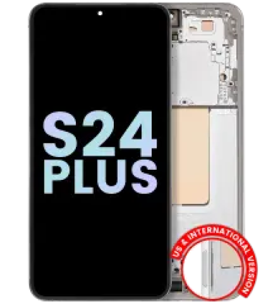 Samsung Galaxy S24 Plus Display + Frame - Marble Gray SVP