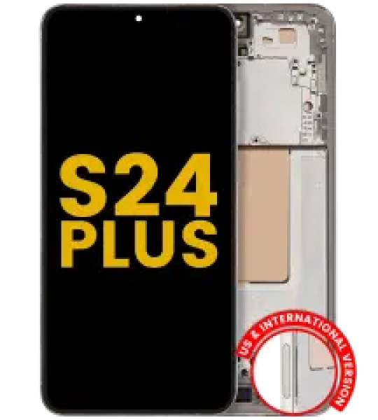 Samsung Galaxy S24 Plus Display + Frame - Amber Yellow Refurbished