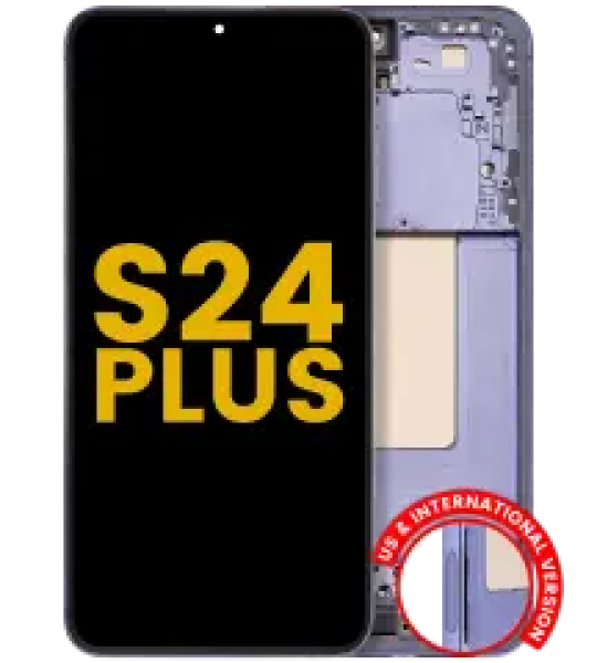 Samsung Galaxy S24 Plus Display + Frame - Cobalt Violet Refurbished